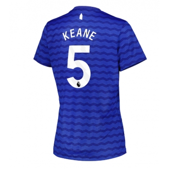 Everton Michael Keane #5 Maglia Gara Casa Repliche 2025-26 Donna Maniche Corte
